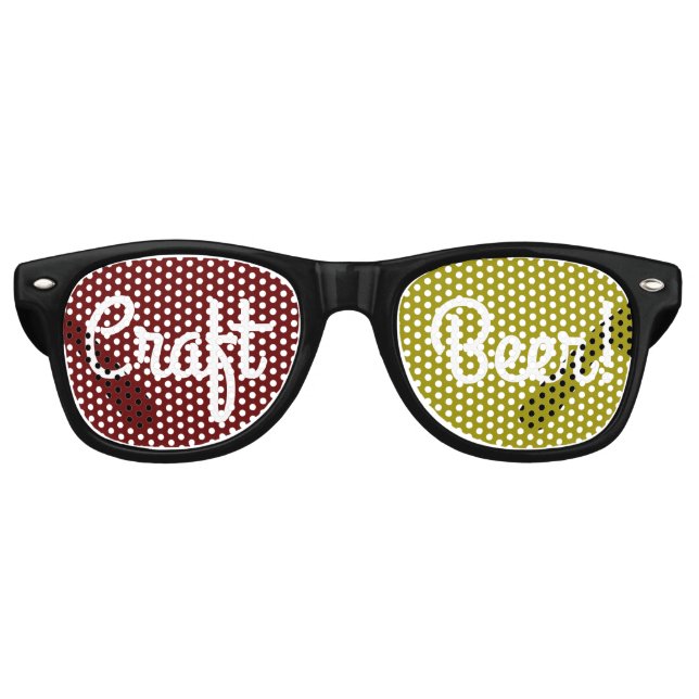 Craft Beer  Retro Sunglasses (Front)