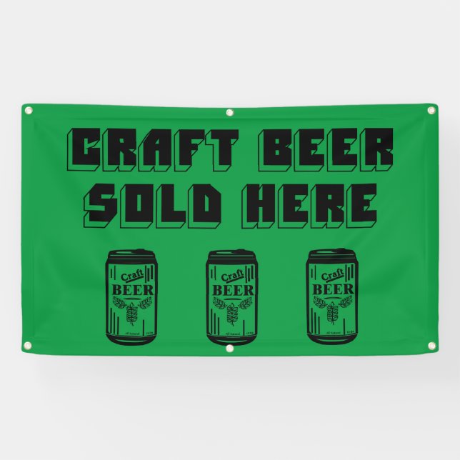 CRAFT BEER SOLD HERE-G BANNER (Horizontal)
