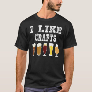 Craft Beer Vintage I Do Crafts Home Brew Art T-Shirt
