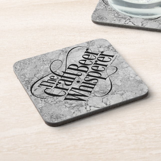Craft Beer Whisperer Beverage Coaster (Left Side)