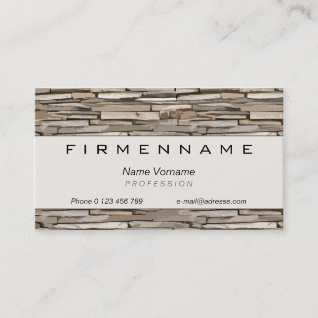craft business card (Front)
