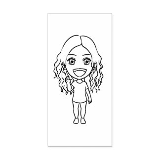 Craft caricature character c5e3p17 storytelling rubber stamp