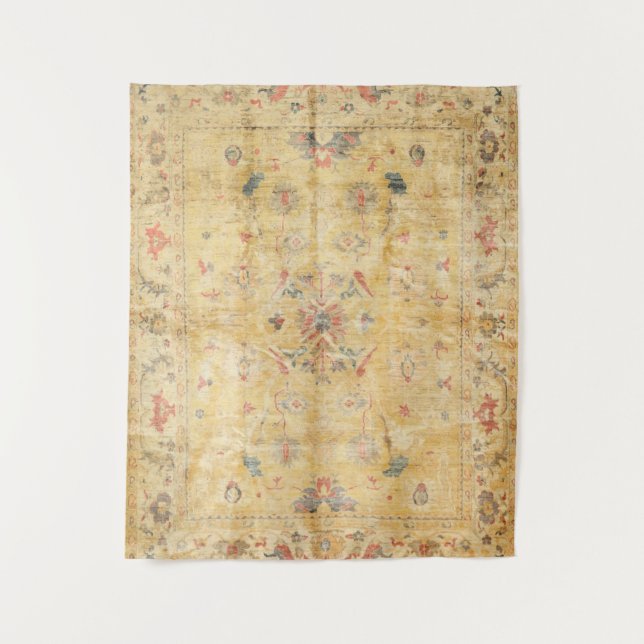 Craft Carpet Century Dull Yellow Golden  Tapestry (Front)