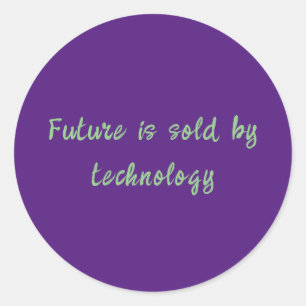 craft circle tag sticker