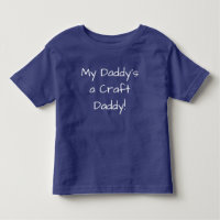 Craft Daddy Blog Logo Toddler Tee, Royal Blue