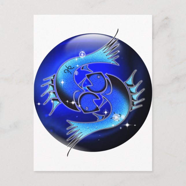 Craft Dungeon Zodiac - Pisces Postcard (Front)