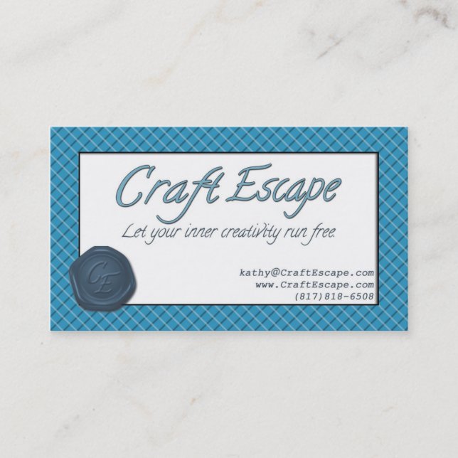 Craft Escape Business Cards (Front)