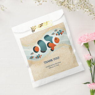 Craft Glitter Clown Fish Nemo Baby Shower Favour Bags