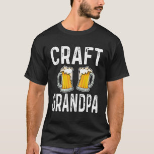 Craft Grandpa Craft Beer Drinker Home Brewery T-Shirt