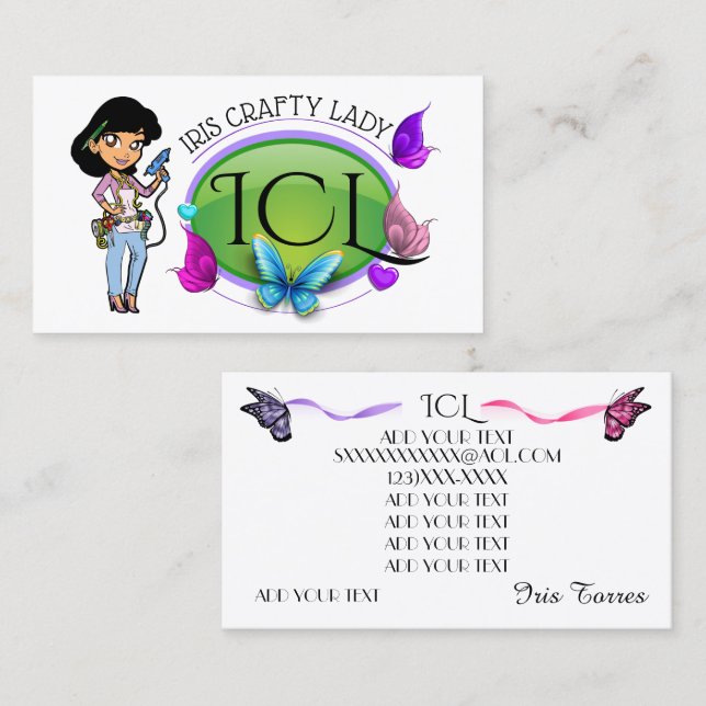Craft / Handylady Business Card Revised (Front/Back)