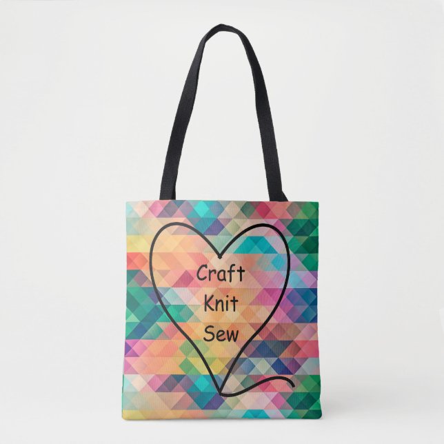 Craft, Knit, Sew Bag (Front)