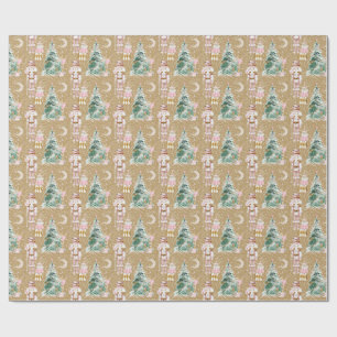 Craft Nutcracker pine ballerina pink  Wrapping Paper