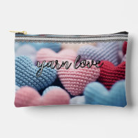 Craft Pouch crochet travel bag yarn hooks needles 