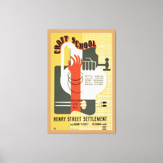 Craft School Canvas Print