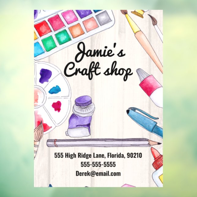 craft shop paint art artist workshop kids business (Sheet 3)