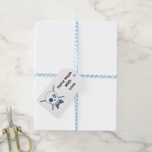 Craft Skull -Knit & Crochet (Bow Tie) Gift Tags