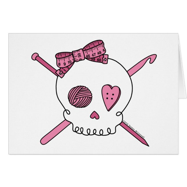 Craft Skull (Pink) (Front Horizontal)