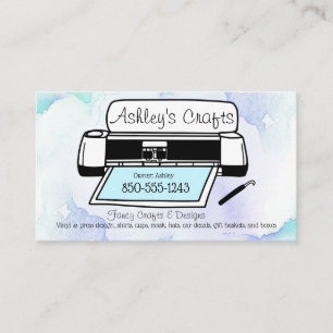 Craft Vinyl Business Card - Silhouette Cricut