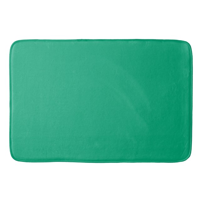 Craft Your Custom Green Blue Bath Mat (Front)