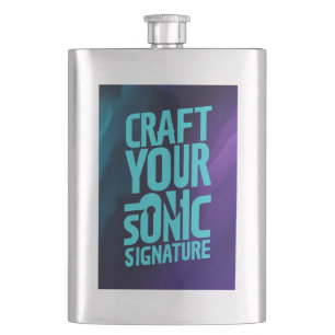 Craft Your Sonic Signature Hip Flask