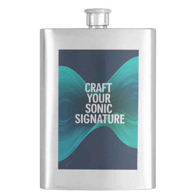 Craft Your Sonic Signature option 3 Hip Flask (Front)