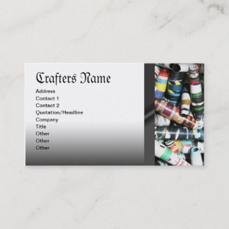 Crafter Jewellery Making Paper Beads Business Card