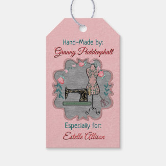 Crafters Personalised Hand-Made By For Tag