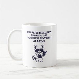 Crafting Brilliant Writers One Powerful Sentence Coffee Mug