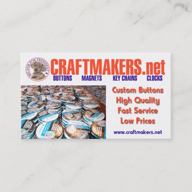 CRAFTMAKERS.net BIZ CARDS (Front)