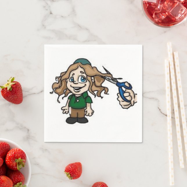 Crafts Party Supplies upsherin party napkins  (Insitu)