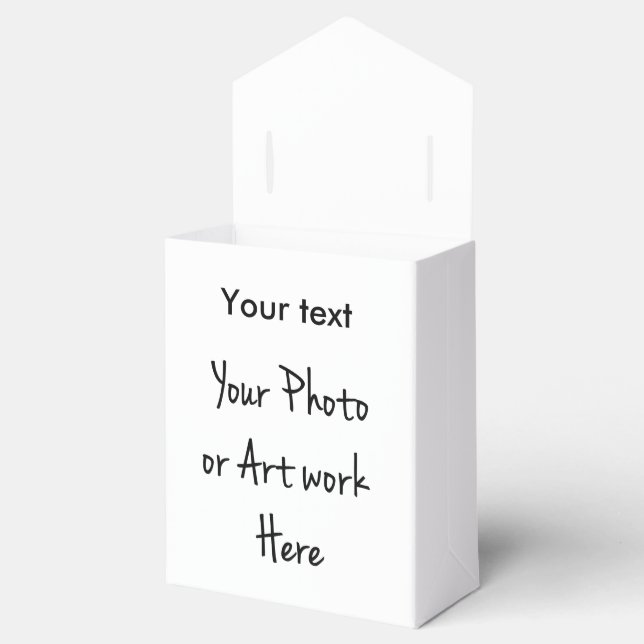 Crafts Template Favour Box (Opened)