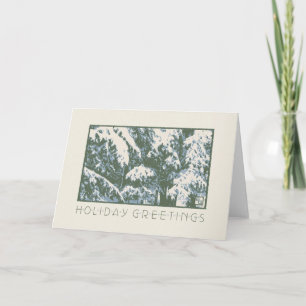 Craftsman Balsams in Snow Holiday Card