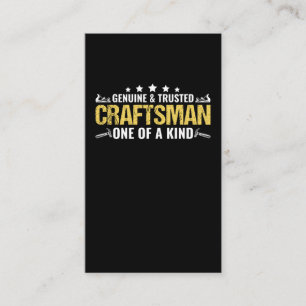 Craftsman Dad Funny Handyman Business Card