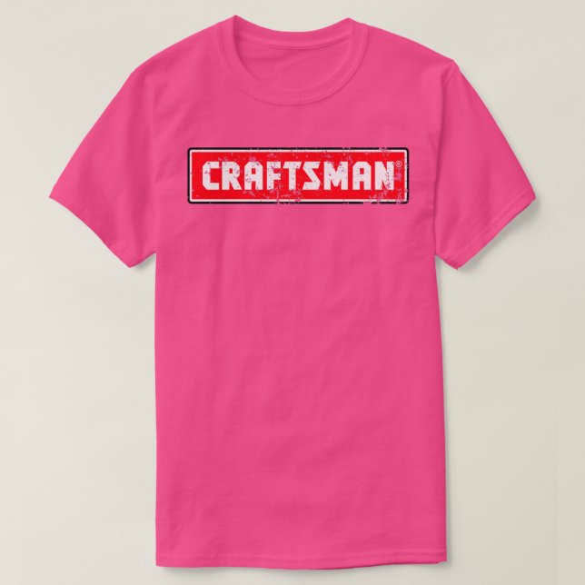 Craftsman Distressed  T-Shirt (Design Front)