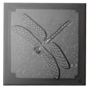Craftsman Dragonfly Tile, Golden Tile