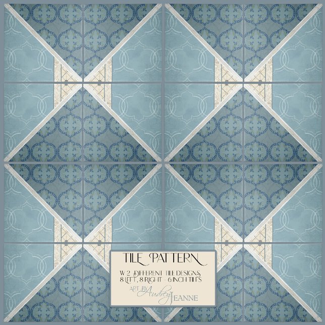 Craftsman Era Arabesque Vintage Collage Left Tile (Creator Uploaded)