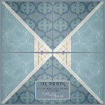 Craftsman Era Arabesque Vintage Collage RIGHT Tile<br><div class="desc">RIGHT SIDE TILE, ORDER EQUAL NUMBERS OF LEFT AND RIGHT SIDE FOR PATTERN REPEAT. NOTE: INSTALLATION RECOMMENDATIONS BELOW. These tiles were created from a large sized collage of new watercolor artwork by internationally licensed artist and designer, Audrey Jeanne Roberts and vintage Craftsmen era art sketches (and some of the coordinating...</div>