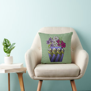 Craftsman Lily Vase  Cushion