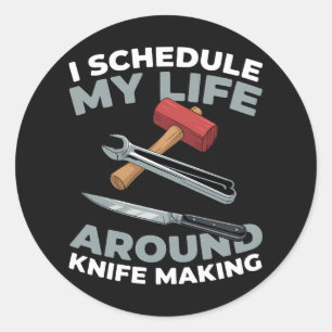 Craftsmanship Metalwork Classic Round Sticker