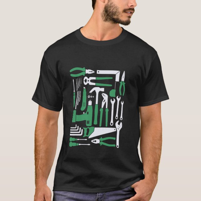 Craftsmen Hardware Tools Set Mechanic Engineer Han T-Shirt (Front)