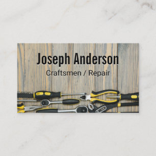 Craftsmen   Tools   Workshop Table Business Card