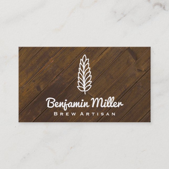 Craftsmen | Wheat Grain 2 Business Card (Front)