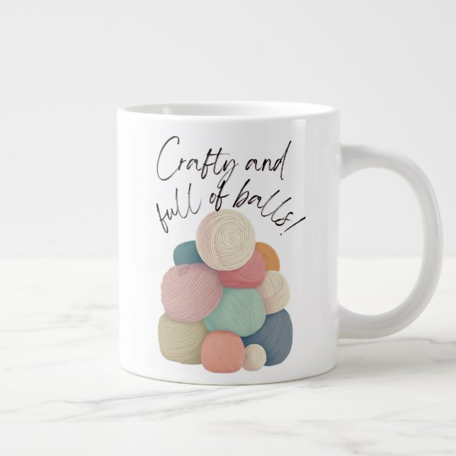 Crafty and Full of Balls | Speciality Mug (Right)