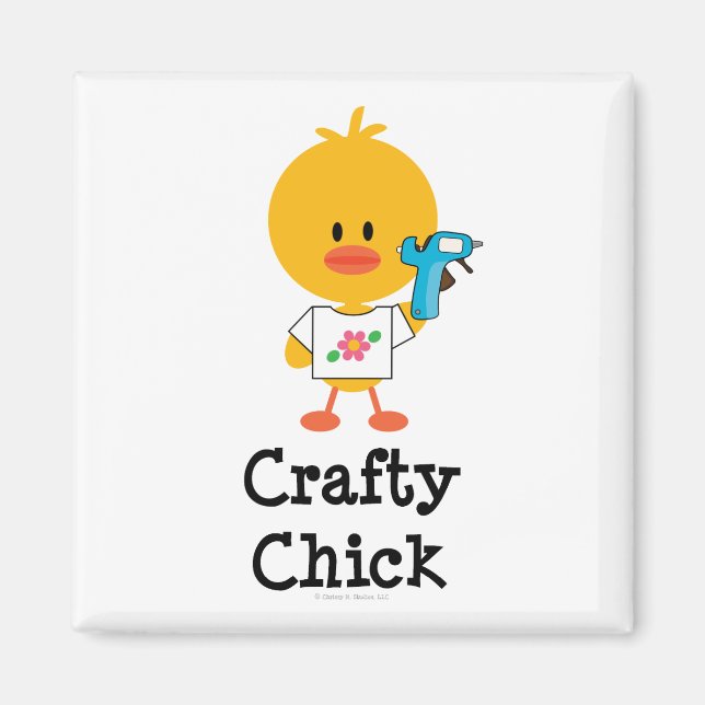 Crafty Chick Magnet (Front)