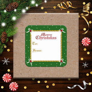 Crafty Christmas Gift Tag Sticker