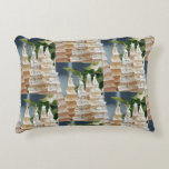 *CRAFTY CHRISTMAS TREES** WITH RED BACK DECORATIVE CUSHION<br><div class="desc">YOU CAN CHANGE THE "BACK SIDE" OF THIS PILLOW TO ANY COLOR YOU WISH AND I HOPE YOU LIKE IT FOR I HAD FUN MAKING IT TODAY!</div>