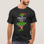 Crafty Elf Christmas Family Girls Women Elf Squad  T-Shirt<br><div class="desc">Crafty Elf Christmas Family Girls Women Elf Squad Xmas Swea</div>