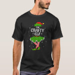 Crafty Elf Christmas Family Girls Women Elf Squad  T-Shirt<br><div class="desc">Crafty Elf Christmas Family Girls Women Elf Squad Xmas Premium</div>