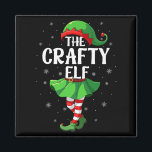 Crafty Elf Christmas Girls Women Elf Squad Xmas Fa Magnet<br><div class="desc">Crafty Elf Christmas Girls Women Elf Squad Xmas Family Premium</div>