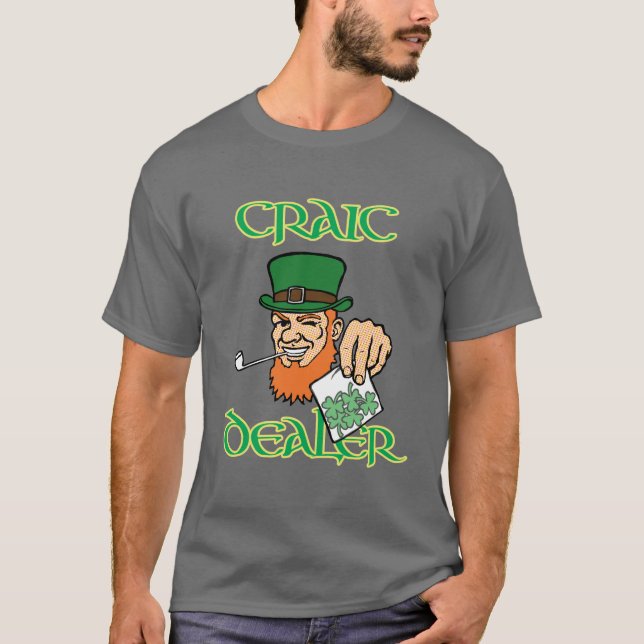 Craic Dealer Dark TShirt (Front)